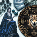 Wolf Wheel of the Year Wooden Pagan Wall Art