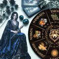 Wolf Seasonal Wheel of the Year Wooden Pagan Wall Art