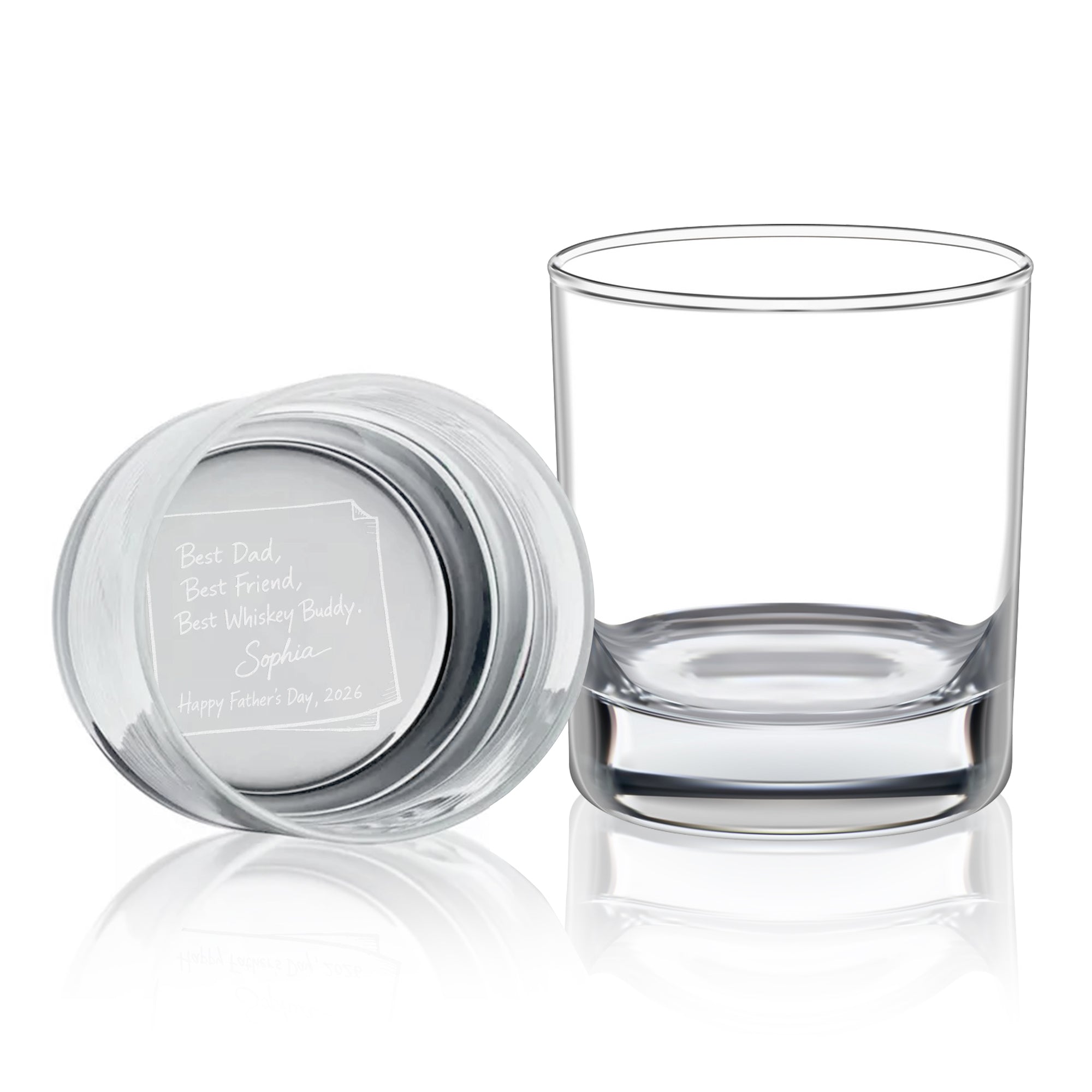 Best Dad Whiskey Glass – Personalized Father’s Day Gift from Daughter