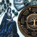 Golden Tree Wheel of the Year Wooden Pagan Wall Art