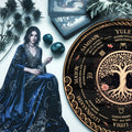 Tree Floral Wheel of the Year Wooden Pagan Wall Art