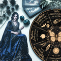 Butterfly Symbol Wheel of the Year Wooden Pagan Wall Art