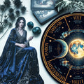 Moon Phase Wheel of the Year Wooden Pagan Wall Decor