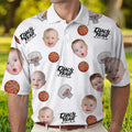Coach of the Year – My Team is My Life - Personalized Photo Polo Shirt - Gift For Dad