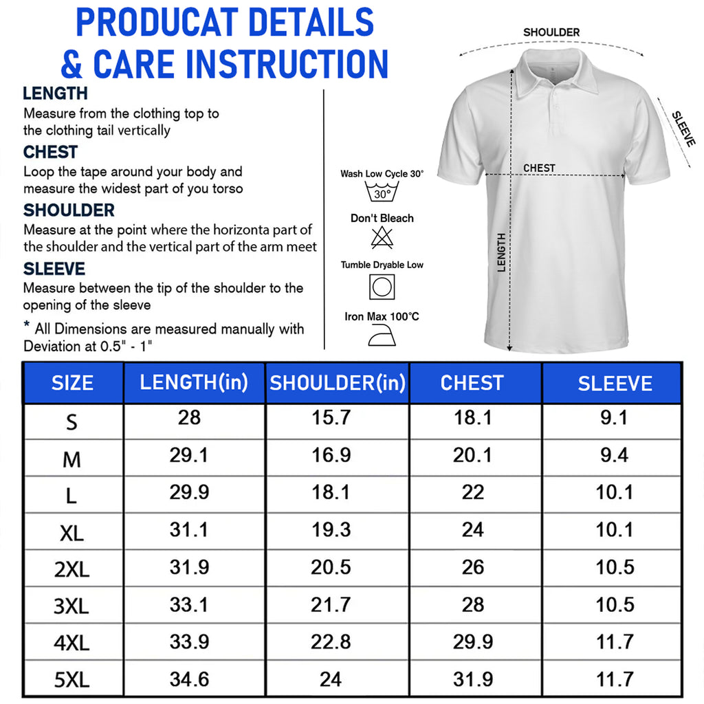 Best Dad by Par - Personalized Photo Polo Shirt - Gift For Dad