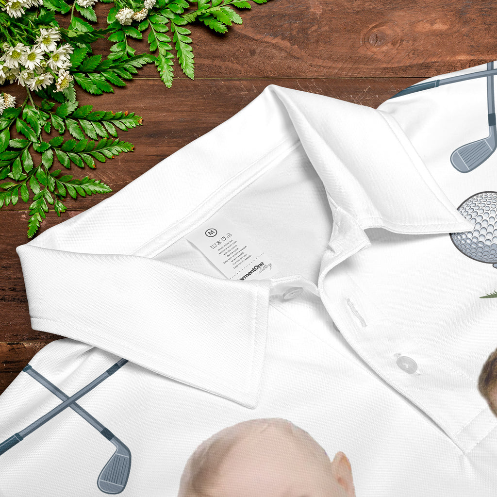 Best Dad by Par - Personalized Photo Polo Shirt - Gift For Dad