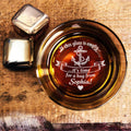 Personalized Whiskey Glass – “I Love You More” Gift