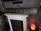 Hocus Pocus Sign Large Horizontal Halloween Sign Spooky Fall Decor Rustic Primitive Halloween Distressed Wood Wall Hanging Witch Decoration