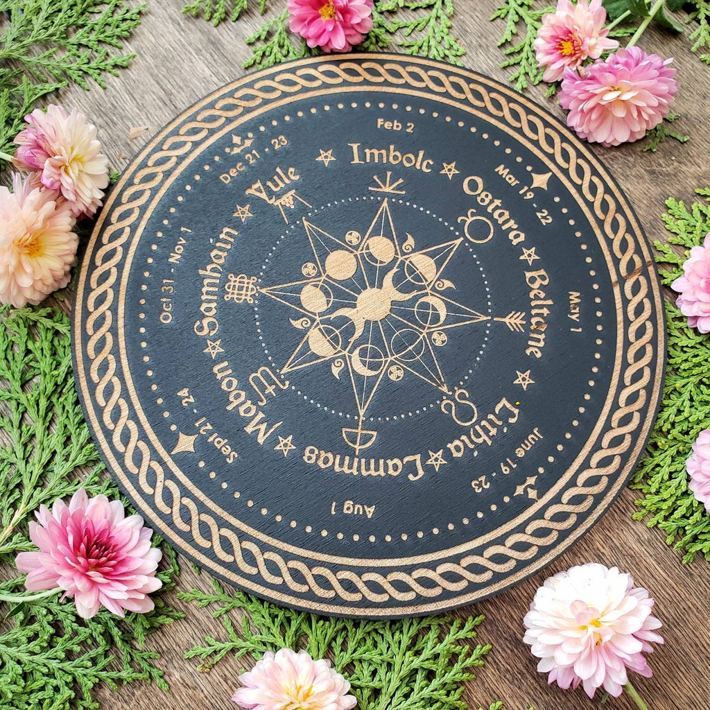 Wheel of the Year Altar Tile Witch Calendar