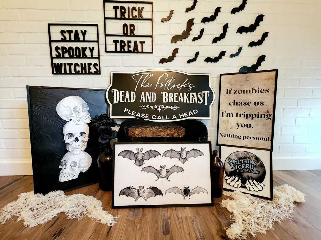 Stay Spooky Witches Sign, Spooky Vibes, Halloween Decor, Halloween Wood Sign, Halloween Door Sign, Trick Or Treat Sign, Halloween Wall Art