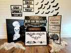 Stay Spooky Witches Sign, Spooky Vibes, Halloween Decor, Halloween Wood Sign, Halloween Door Sign, Trick Or Treat Sign, Halloween Wall Art