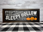 Sleepy Hollow Dead and Breakfast, 3D Halloween Sign, Halloween Decor, Pumpkins, Spooky Decor, Mantel Decor