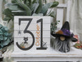 Halloween Sign / October 31st / Fall Home Decorations / Halloween Home Decor / Tiered Tray Halloween Sign / Halloween Kitchen Decor