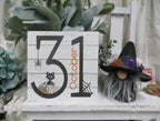 Halloween Sign / October 31st / Fall Home Decorations / Halloween Home Decor / Tiered Tray Halloween Sign / Halloween Kitchen Decor
