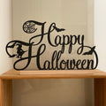 Freestanding Happy Halloween Sign, Welcome Halloween sign, Wood Halloween Sign, Happy Halloween Signs, Halloween Mantel and Table decor