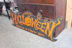 Customizable Text Happy Halloween Jack O Lantern Spooky Forest Black Cat Prop Wooden Decor Fall Autumn Decoration Sign Haunted Grave Yard