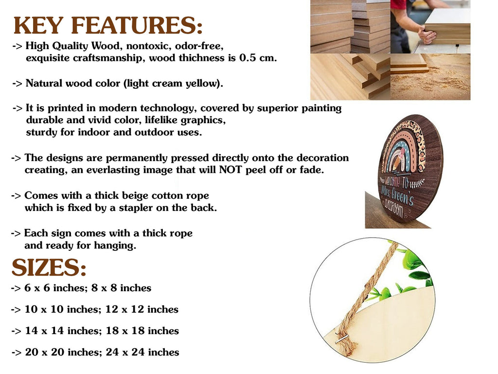 Wooden Wheel Of The Year Witchcraft Decor