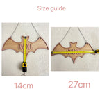Halloween name sign party decorations bat sign for Halloween gift decorations Halloween wall decor personalised name decor for kids party