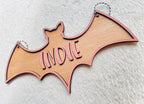 Halloween name sign party decorations bat sign for Halloween gift decorations Halloween wall decor personalised name decor for kids party