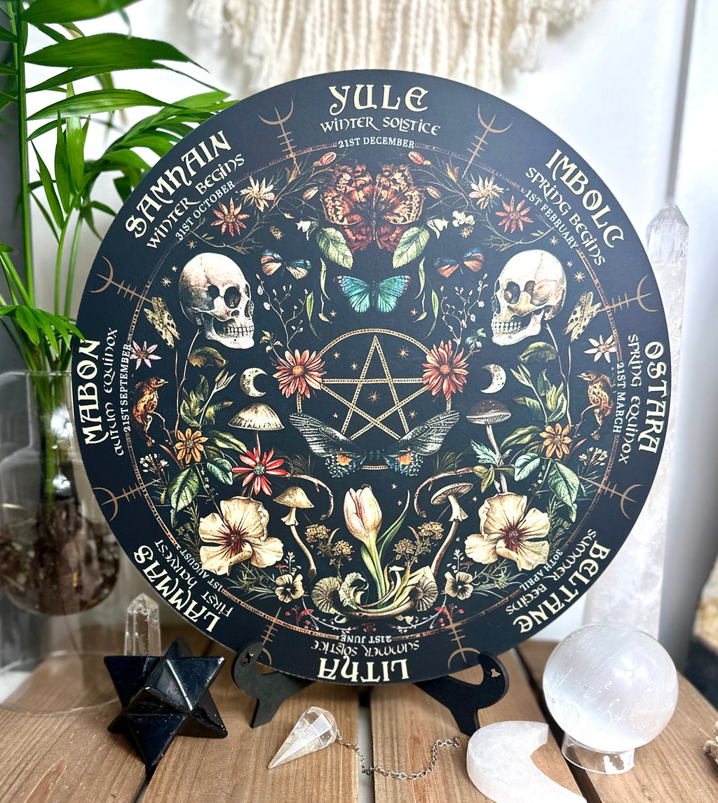 Wheel of the year board Pagan Calendar