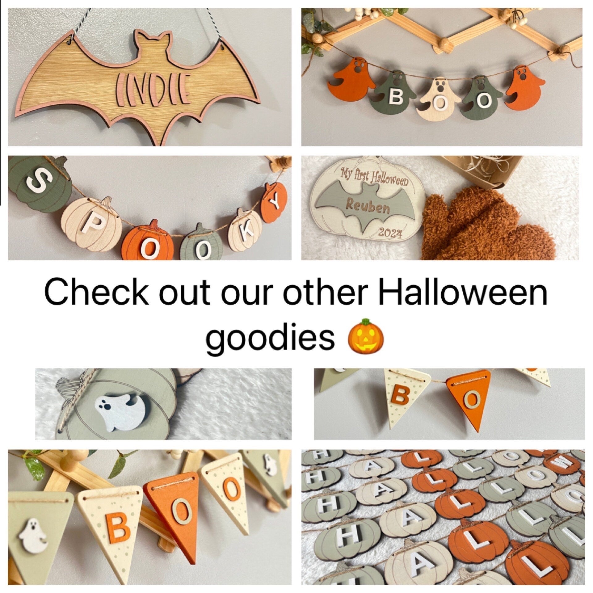 Halloween name sign party decorations bat sign for Halloween gift decorations Halloween wall decor personalised name decor for kids party