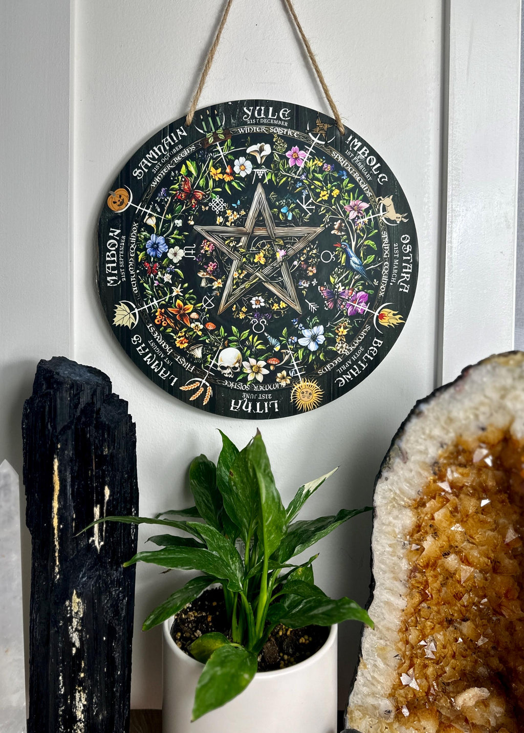 Wheel of the year board witch Pagan Calendar
