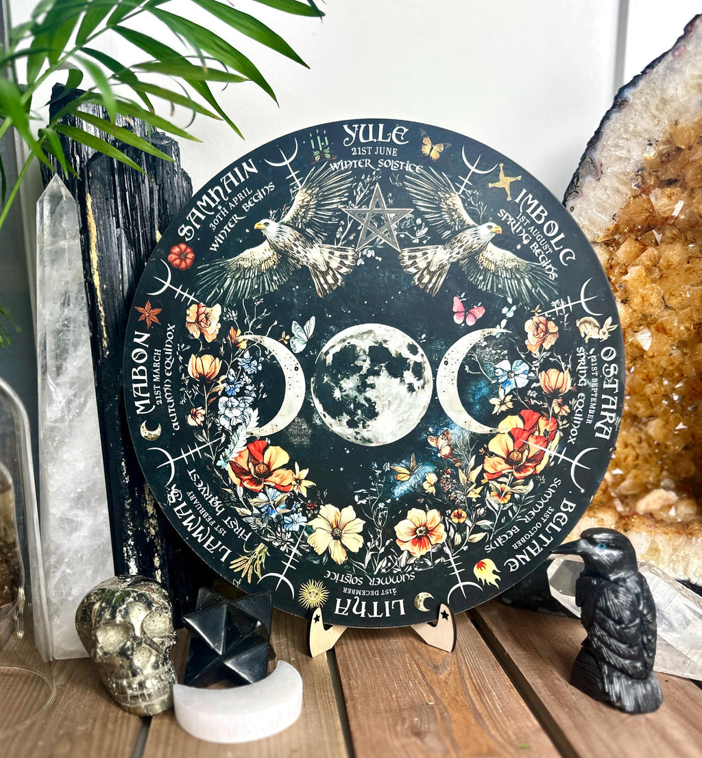 Triple moon Wheel of the year board