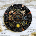 Wooden Wheel Of The Year Witchcraft Decor
