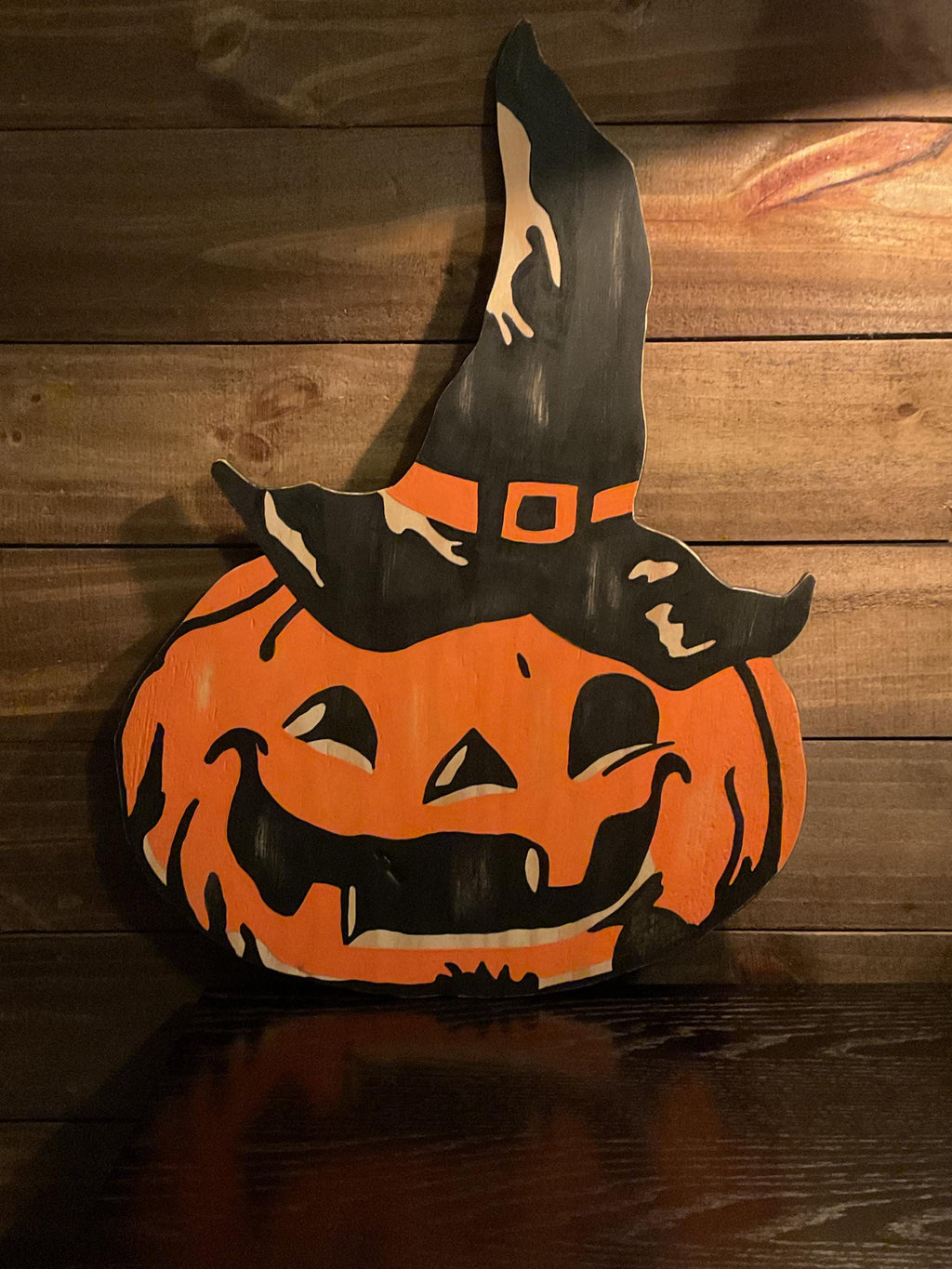 Retro Jack O'Lantern Sign by October Road Designs