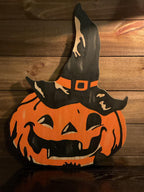 Retro Jack O'Lantern Sign by October Road Designs