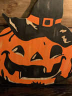 Retro Jack O'Lantern Sign by October Road Designs