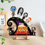Personalized Halloween Family Sign, Wooden 4-Layered Halloween Decor, Family Costume Display, Family Halloween Decorations, Family Memories