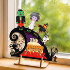 Personalized Halloween Family Sign, Wooden 4-Layered Halloween Decor, Family Costume Display, Family Halloween Decorations, Family Memories