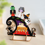 Personalized Halloween Family Sign, Wooden 4-Layered Halloween Decor, Family Costume Display, Family Halloween Decorations, Family Memories